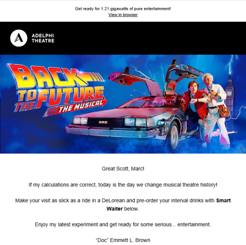 Leidenschaft-GreatScott Newsletter Header Back to the Future